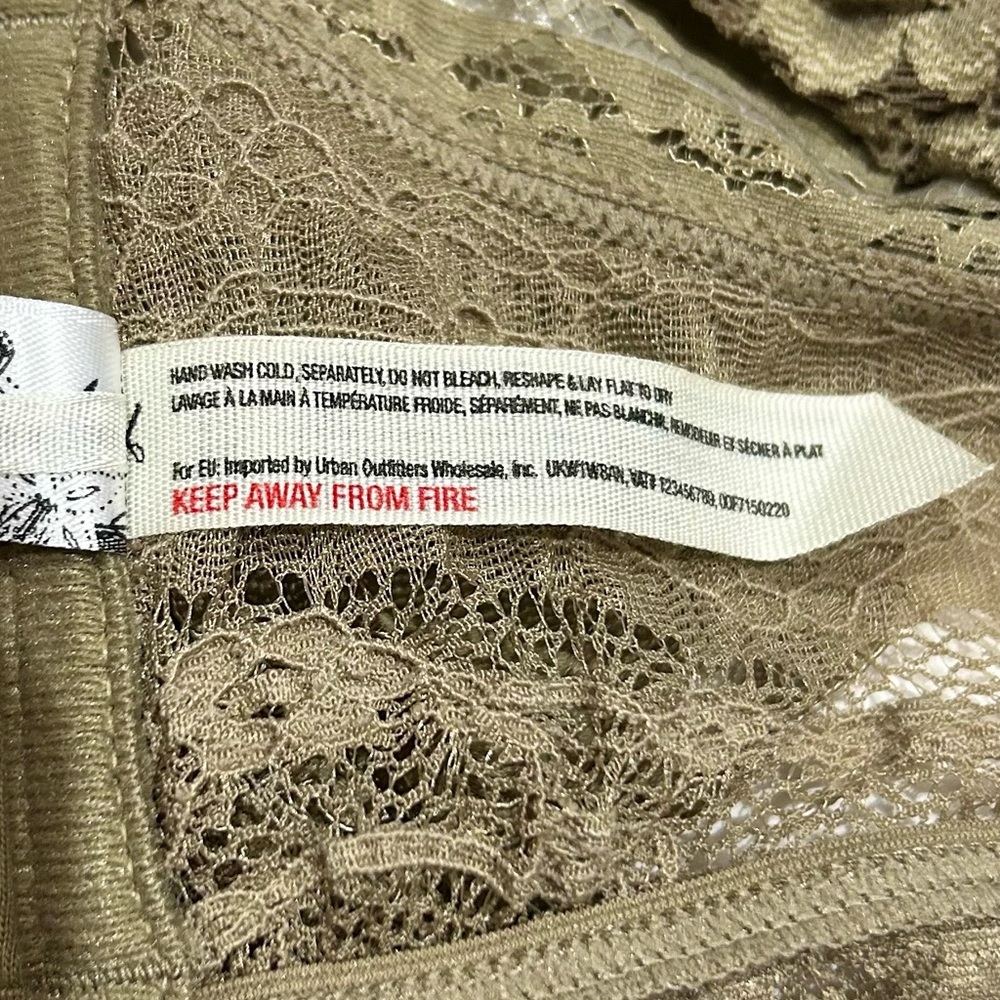 Free People Lace Bandeau in Taupe - Picture 5 of 6